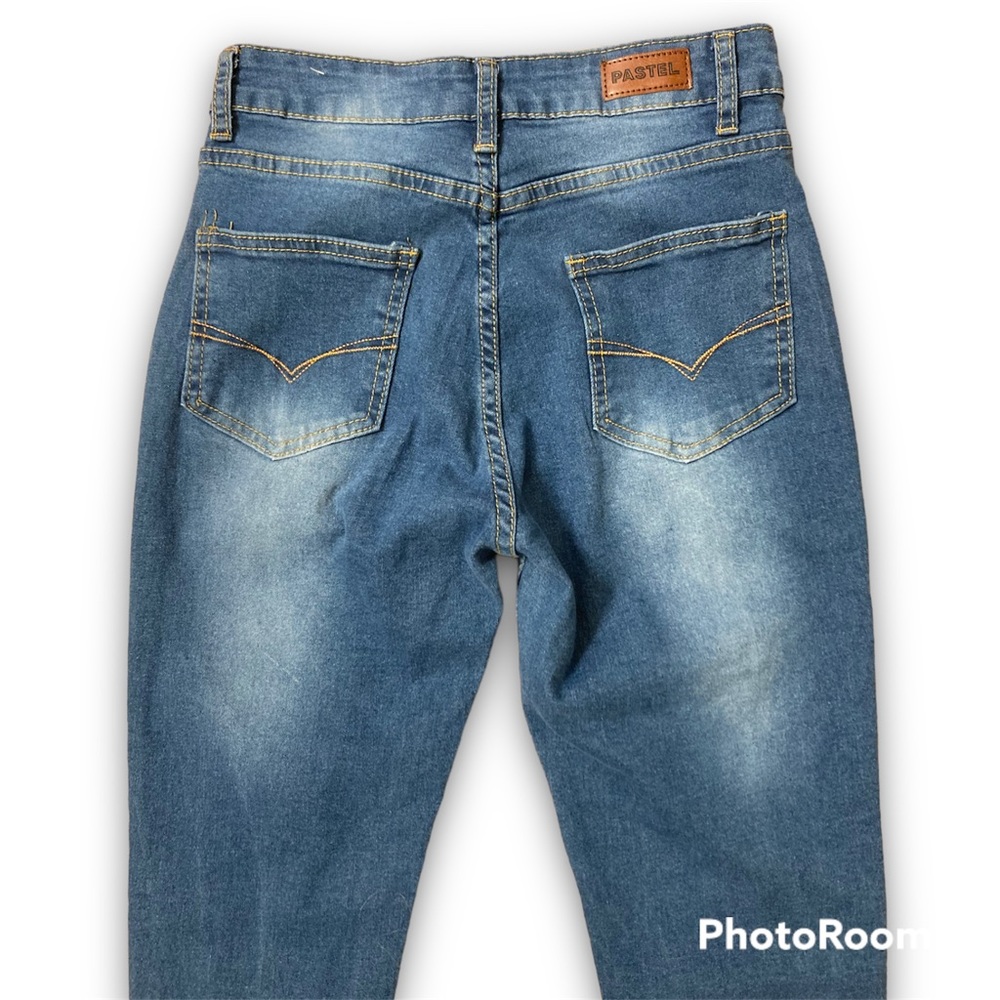 PASTEL JEANS | NWT High Rise Medium Wash Skinny Jeans - Picture 4 of 7